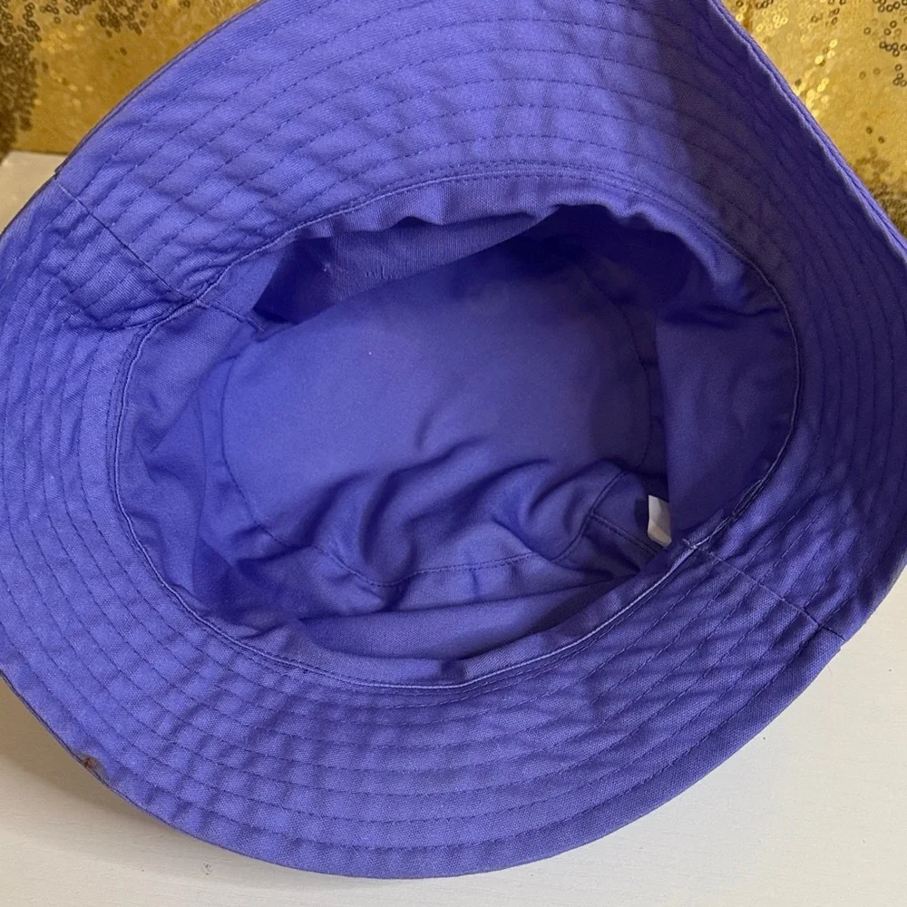 Playful Purple Character Bucket Hat